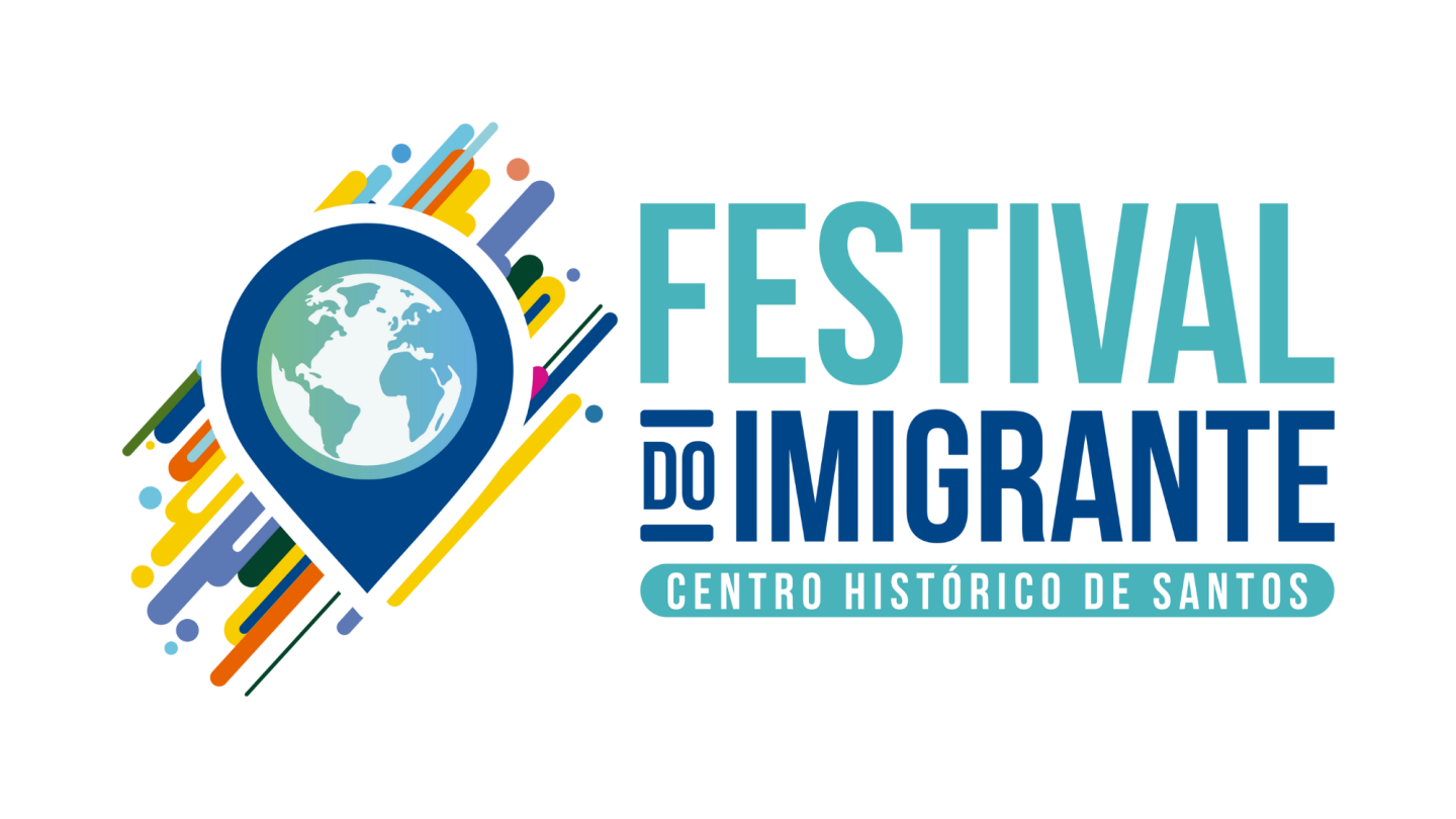 Marca do evento Festival do Imigrante de Santos