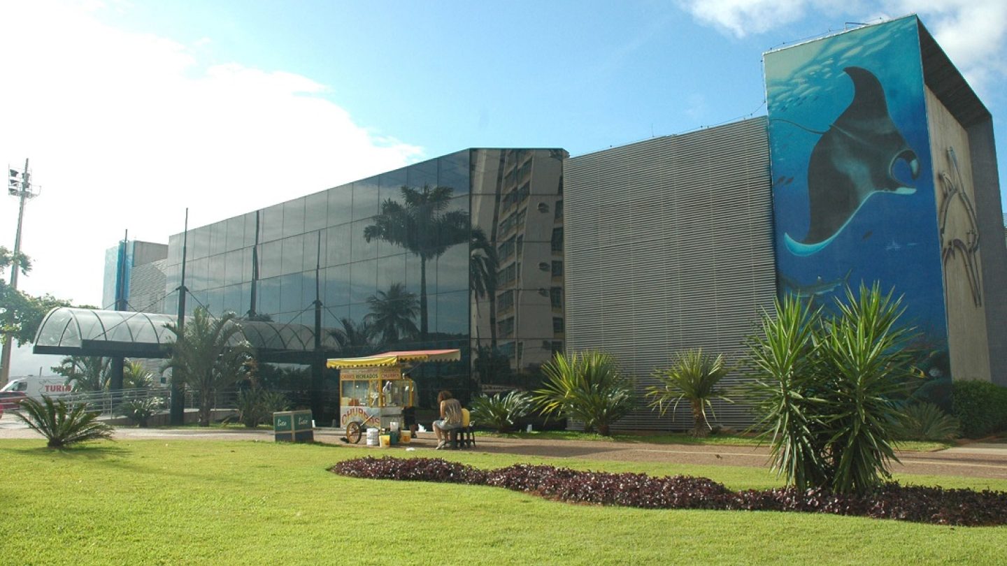 Fachada do Aquário