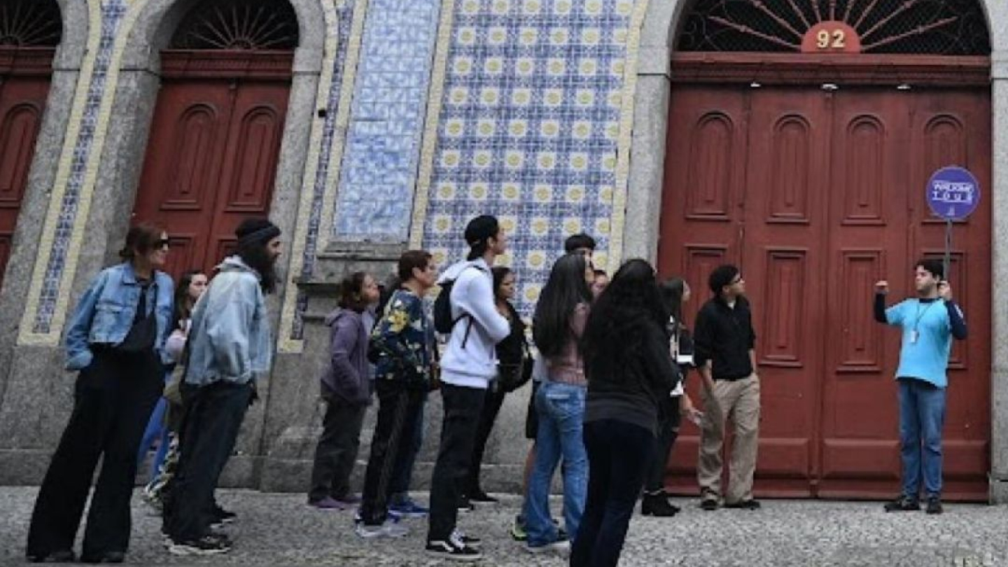 Walking tour na Frontaria Azulejada