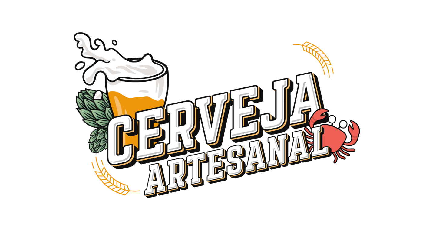 Logo do evento Festival da Cerveja Artesanal de Santos com Caranguejo
