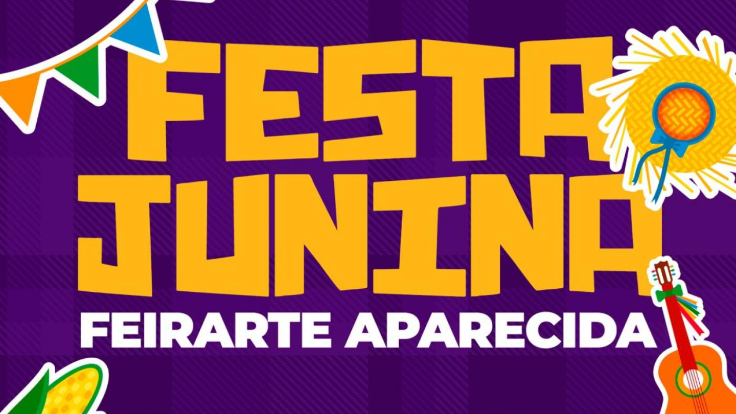 Cartaz da Festa Junina FeirArte Aparecida