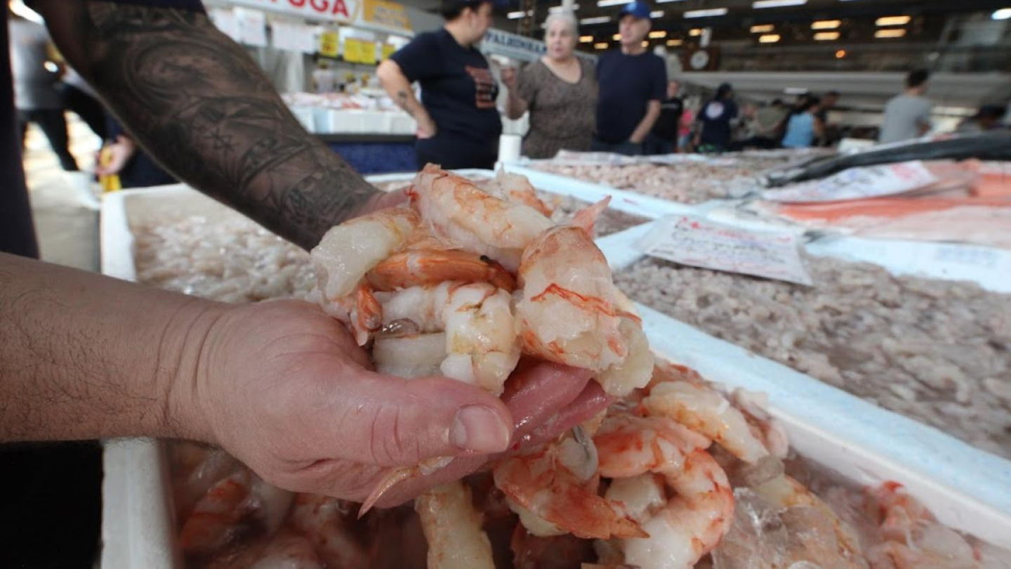 Festival do Camarão no Mercado de Peixes de Santos