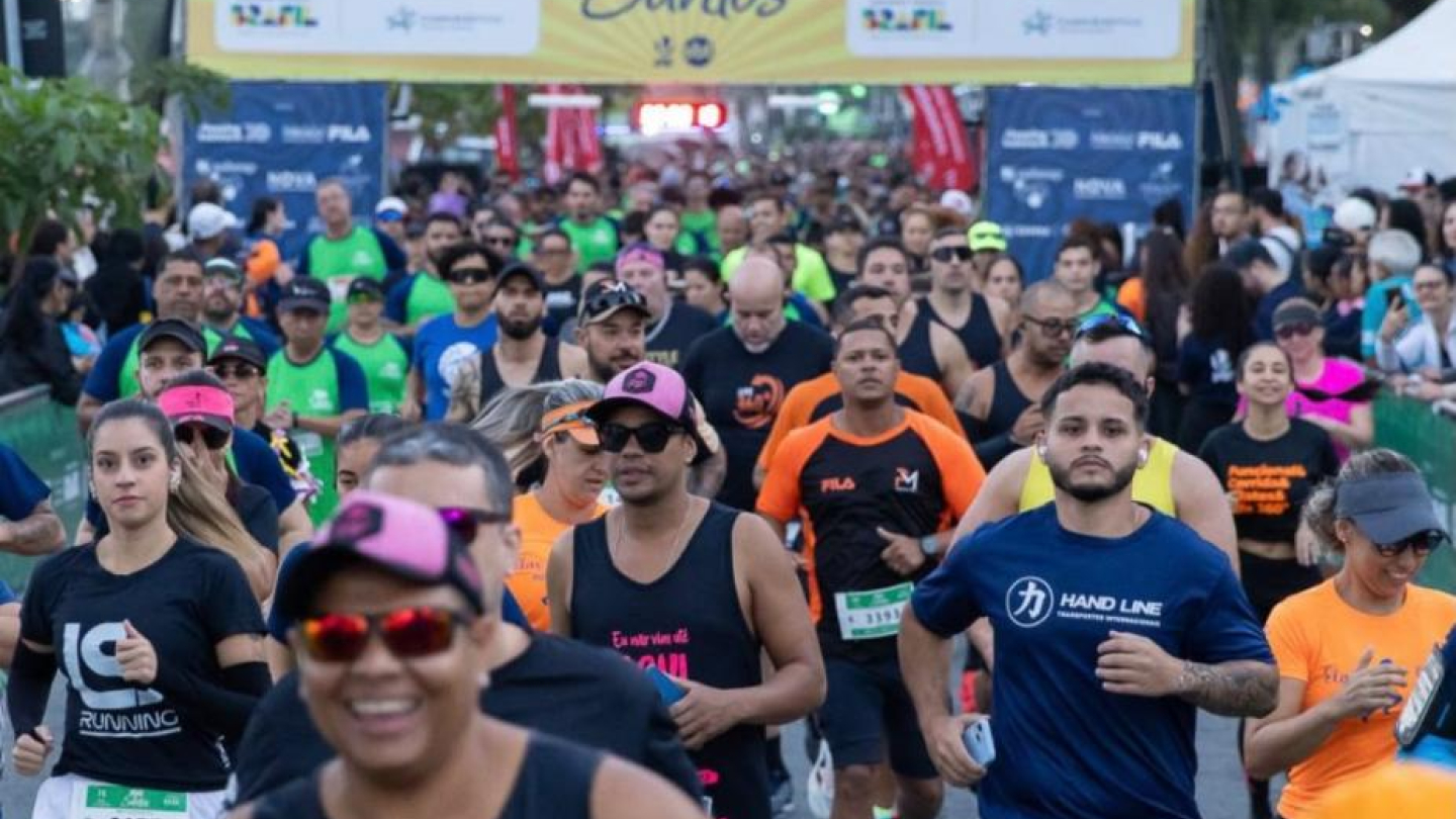 Corrida de rua Meia de Santos