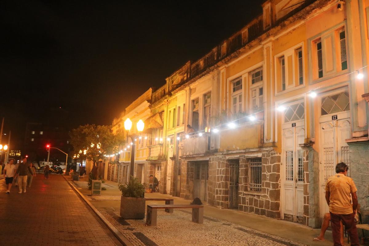 rua portuguesa luzes