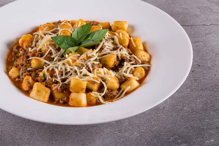 Gnocchi ao ragu