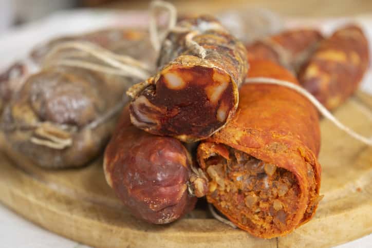 Salame e produtos da Calabria