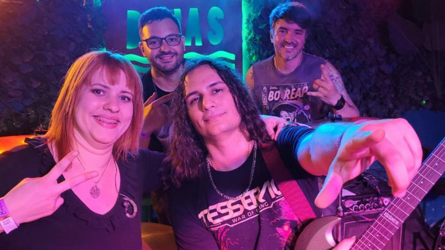 Integrantes de uma banda