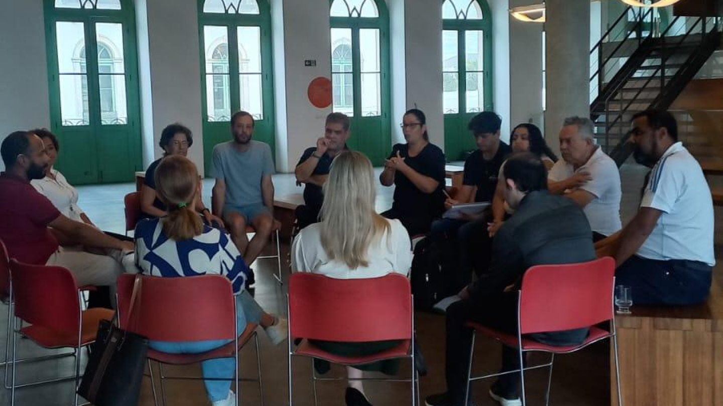 Roda de Conversa com pessoas do turismo sobre acessibilidade