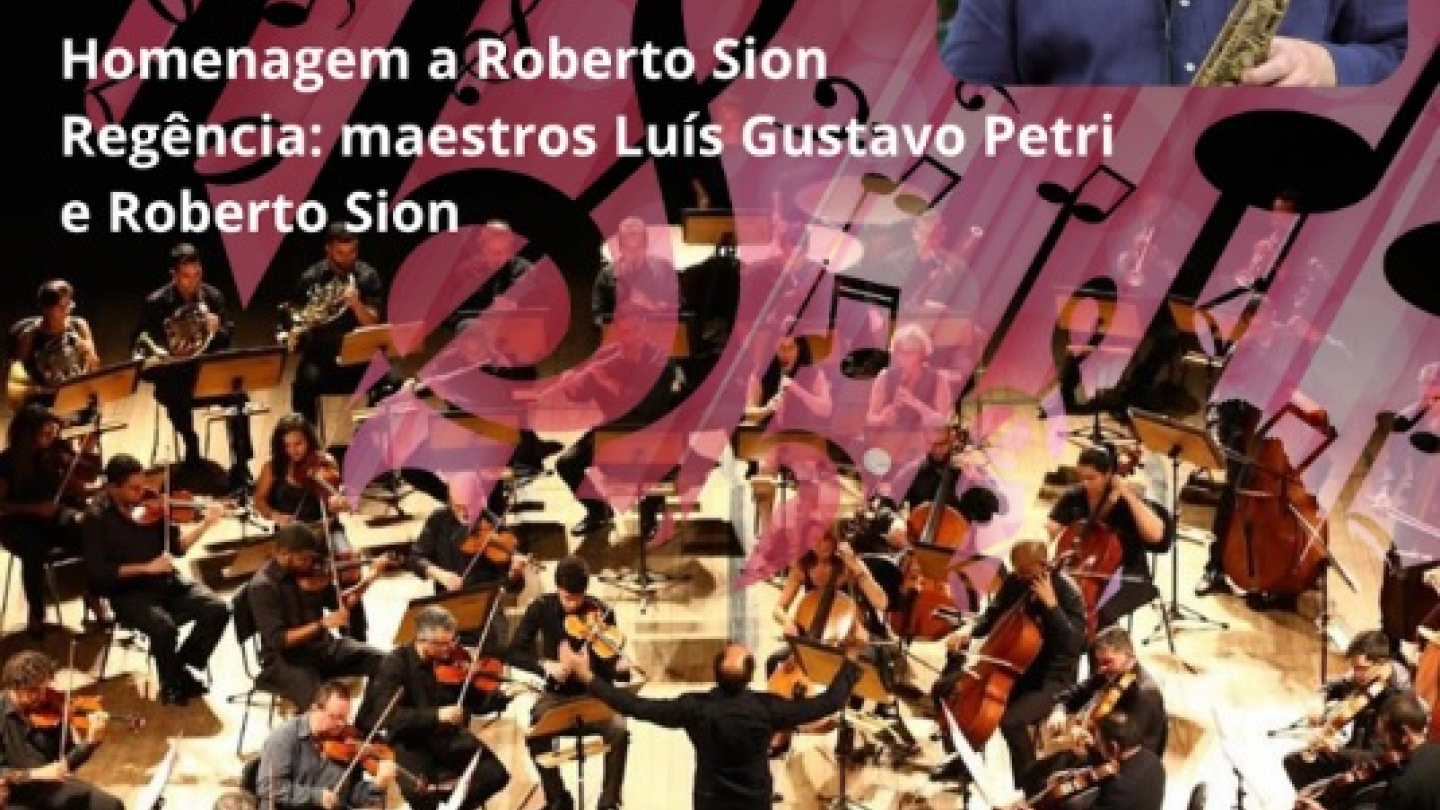 Cartaz da apresentação da OSMS no Teatro Municipal de Santos, dia 30 de outubro