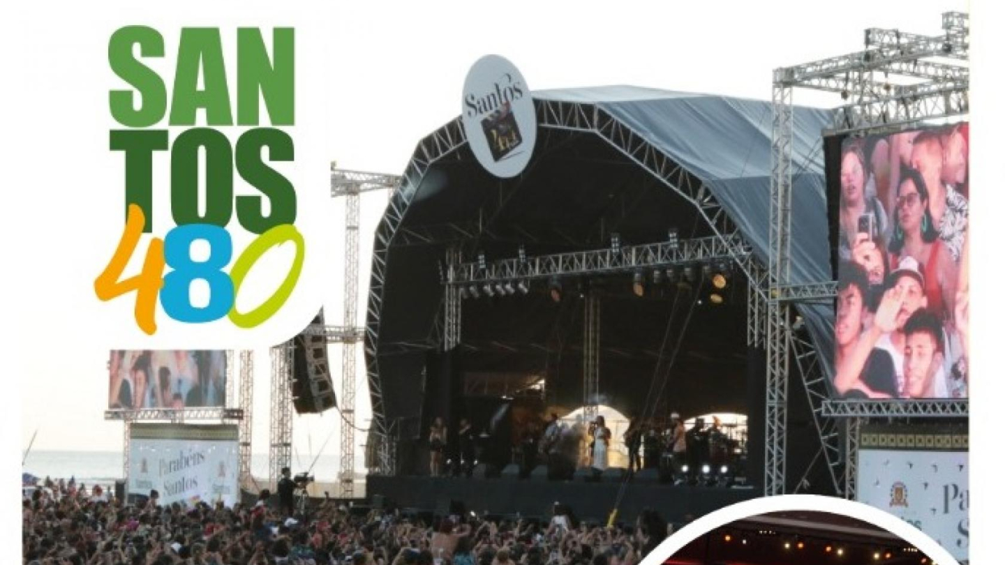 Aniversário de Santos na Praia