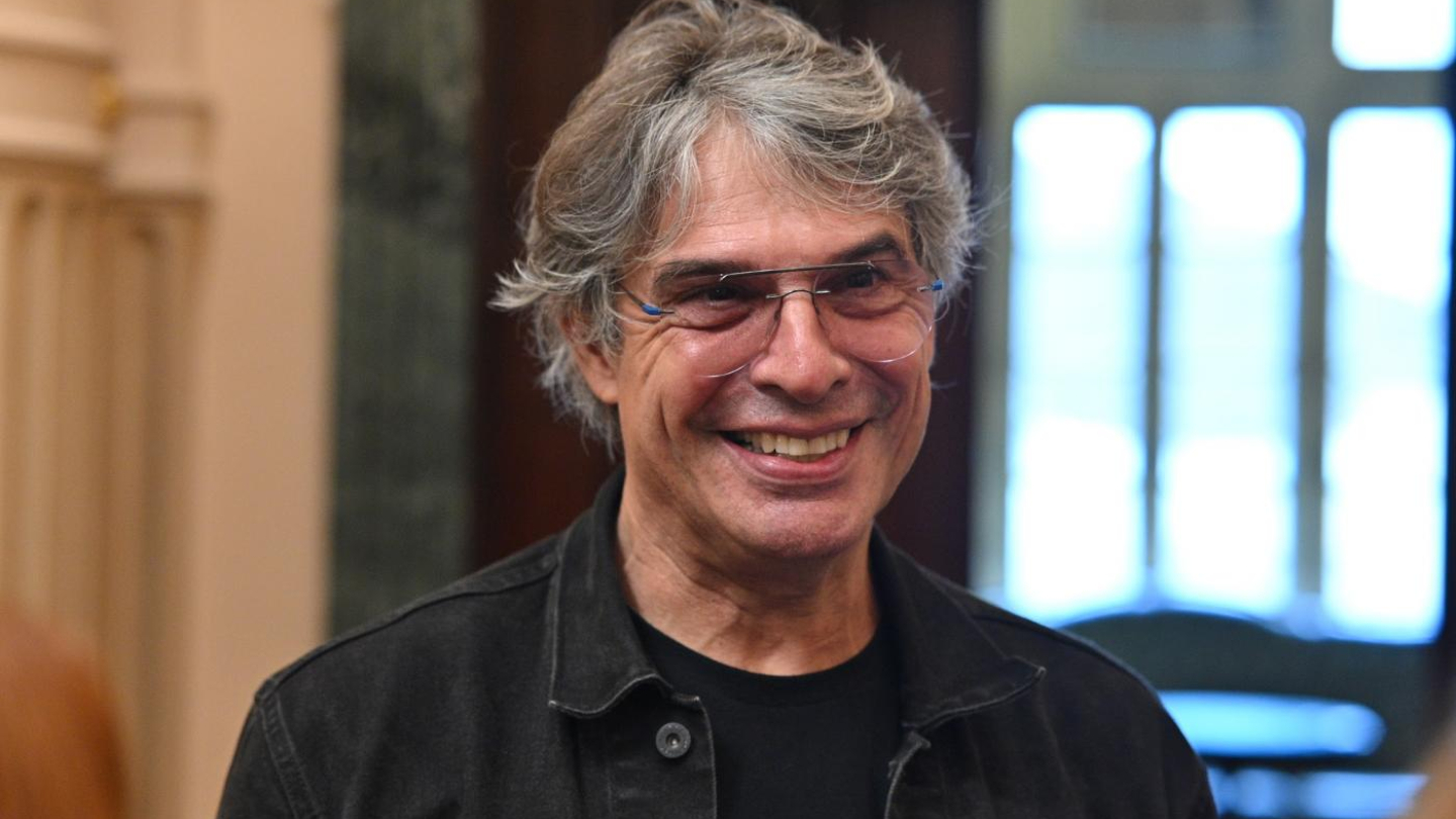 Chef Olivier Anquier durante visita a Santos