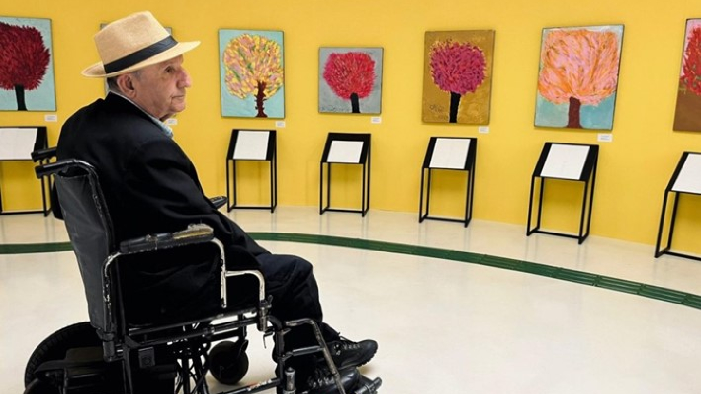 Osmar Santos e sua exposição