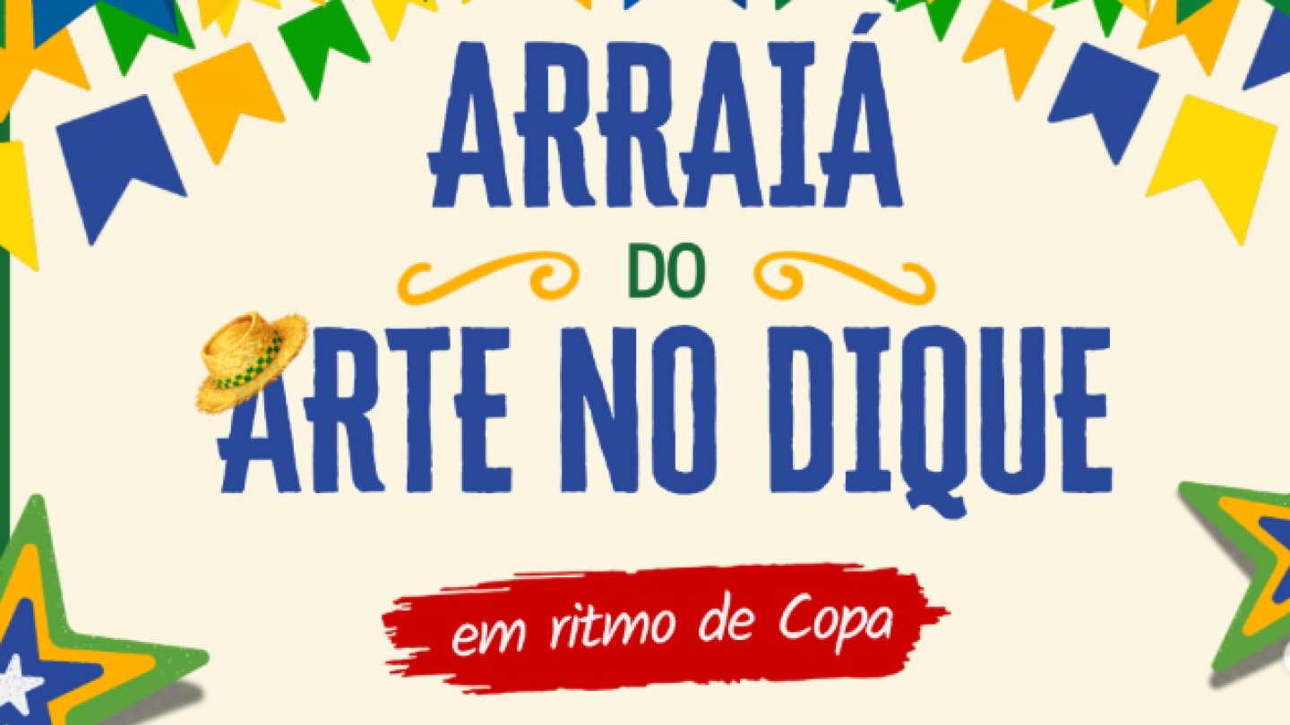 Arraiá arte no dique