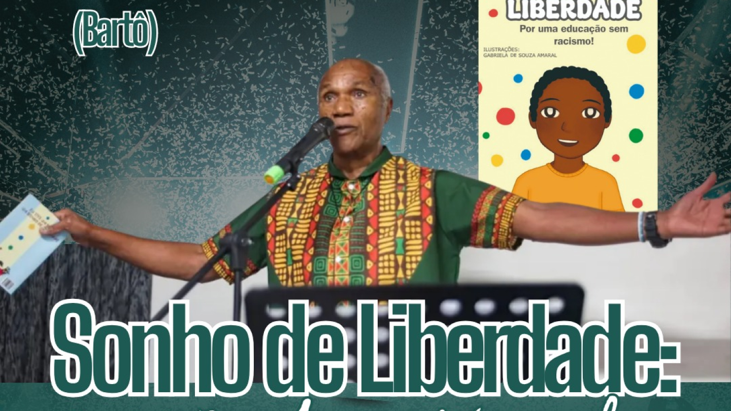 Sessão de autógrafos sobre o livro "Sonho de liberdade"