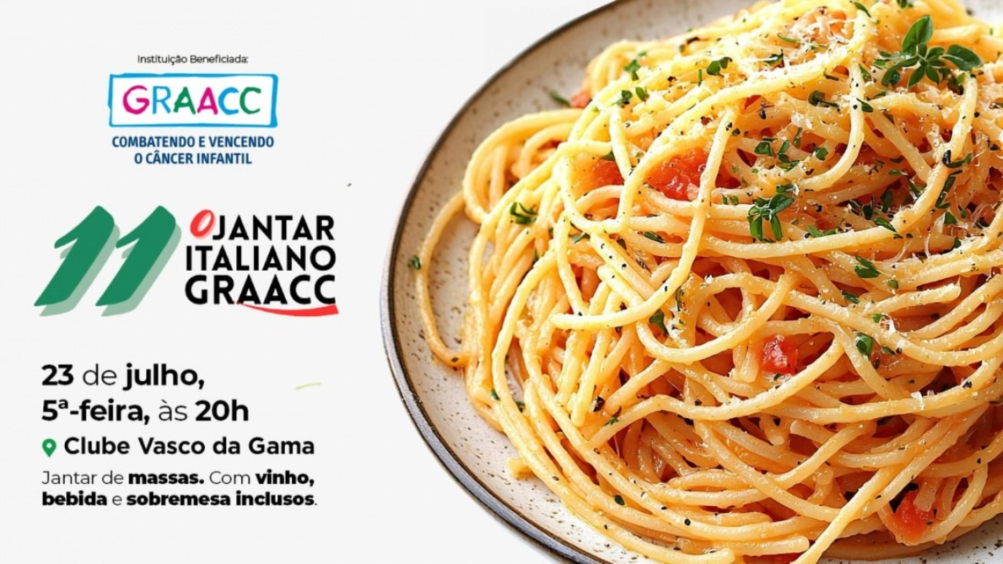 Cartaz do jantar Graacc 2026