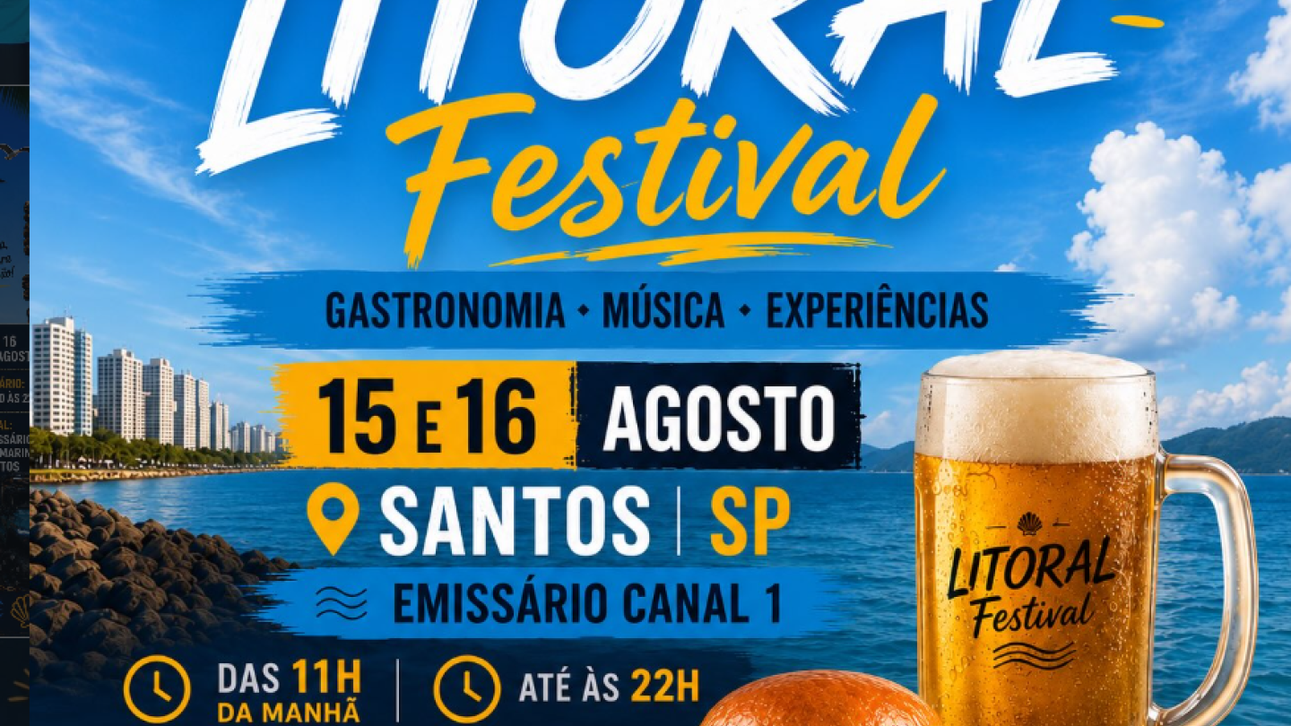 Litoral Festival no Quebra-Mar em Santos