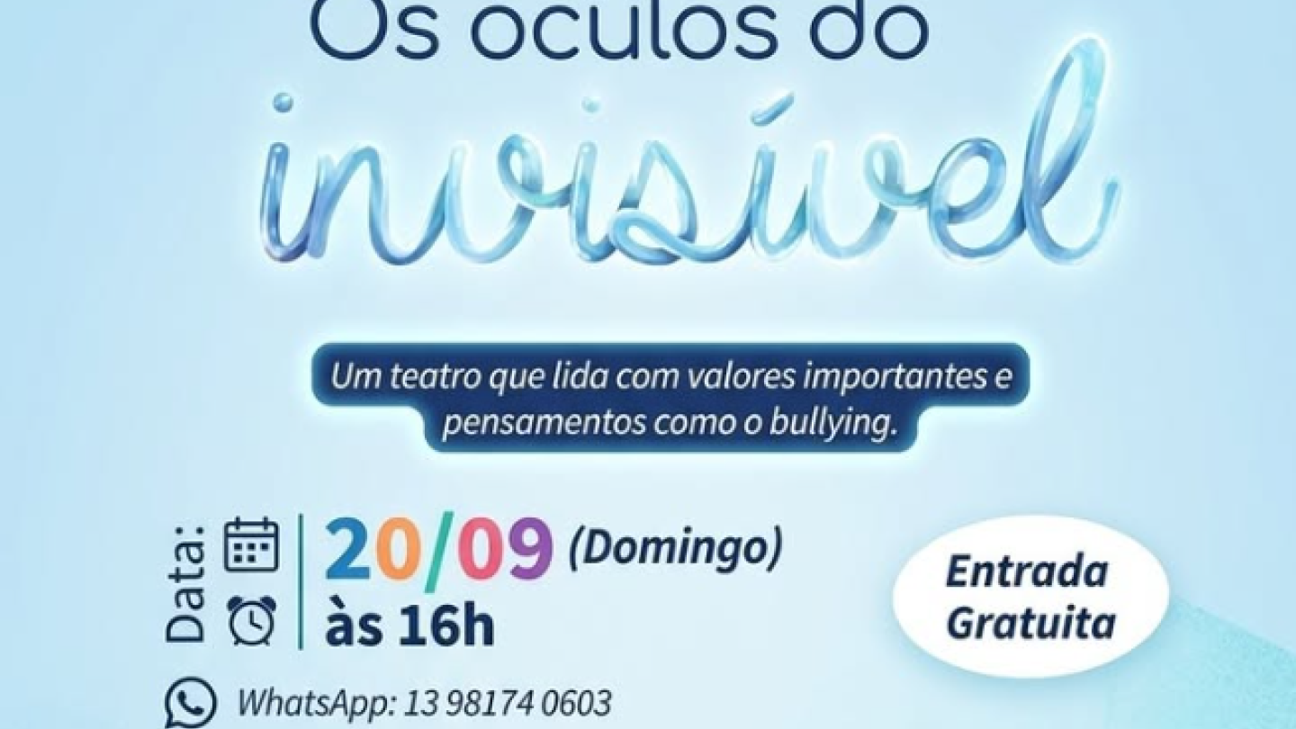 Os óculos do invisível - teatro