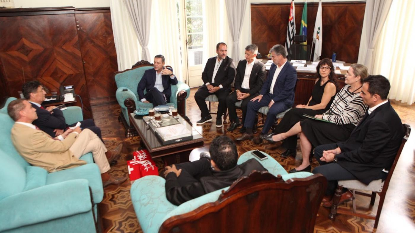 Visita na prefeitura