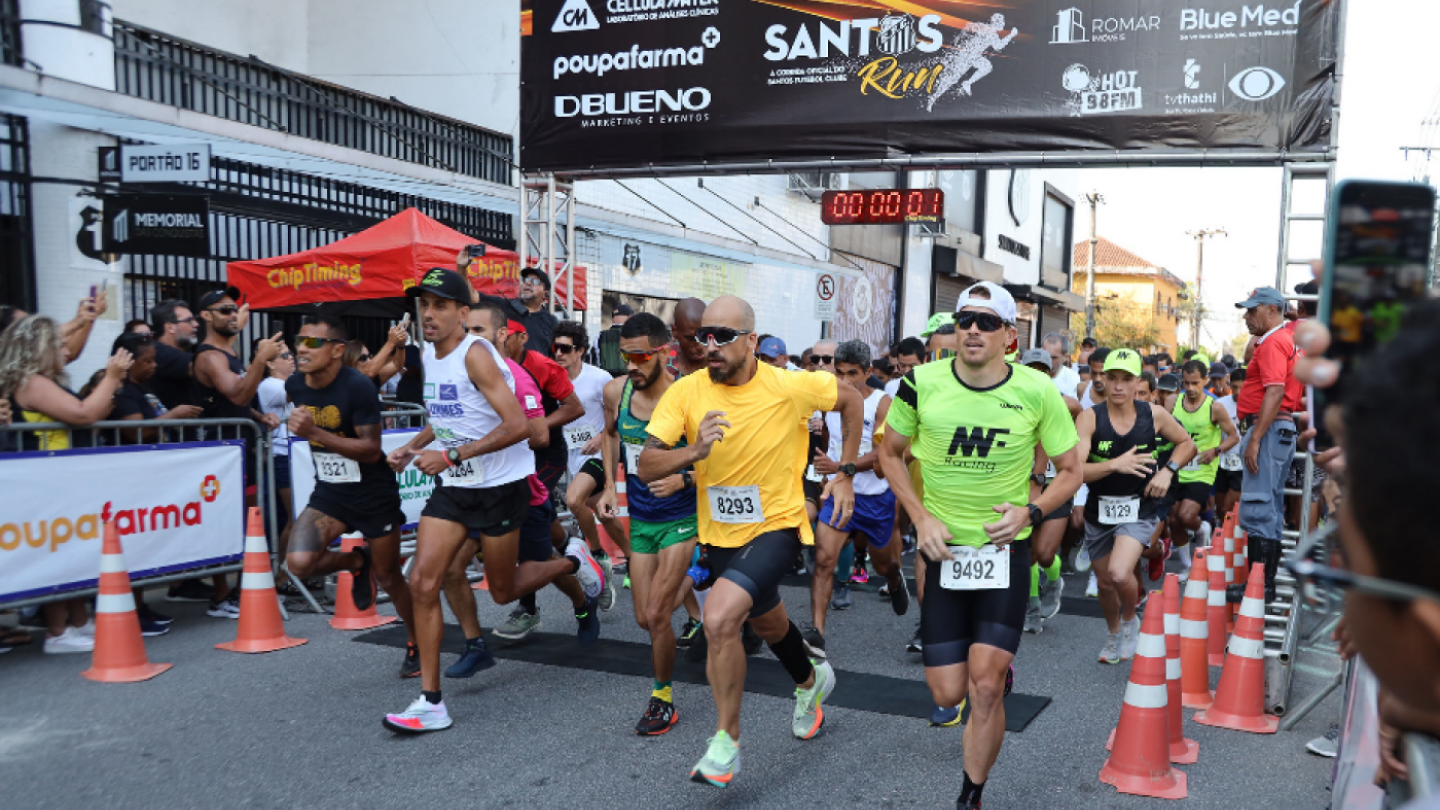 Santos Run largada