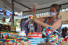 Feira criativa com artesãs santistas é atração do Centro Histórico até  domingo