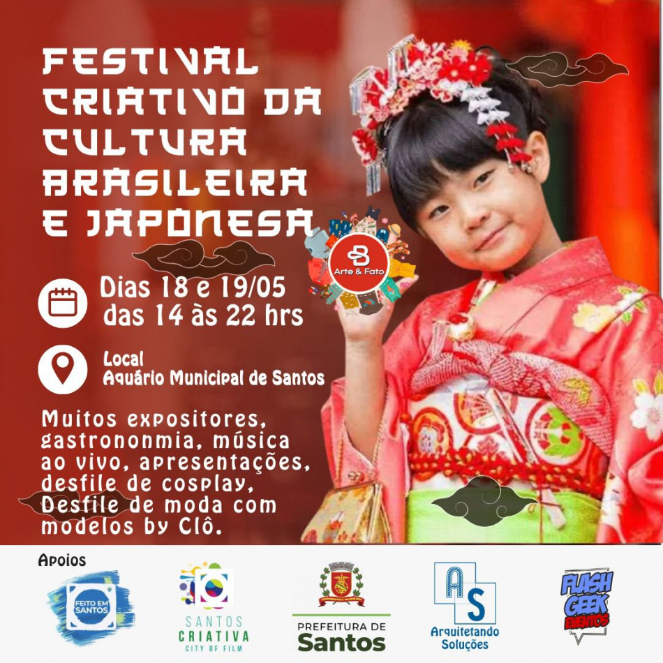 Festival Criativo da Cultura Brasileira e Japonesa | Turismo Santos