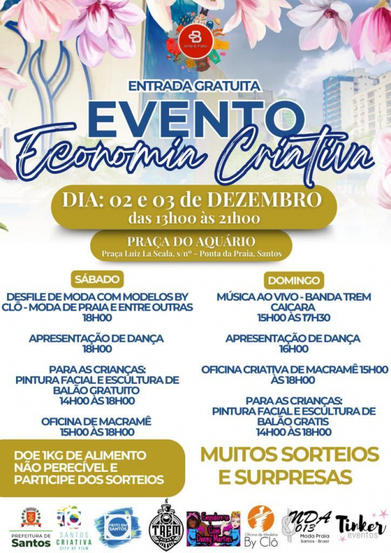 Feira criativa com artesãs santistas é atração do Centro Histórico até  domingo